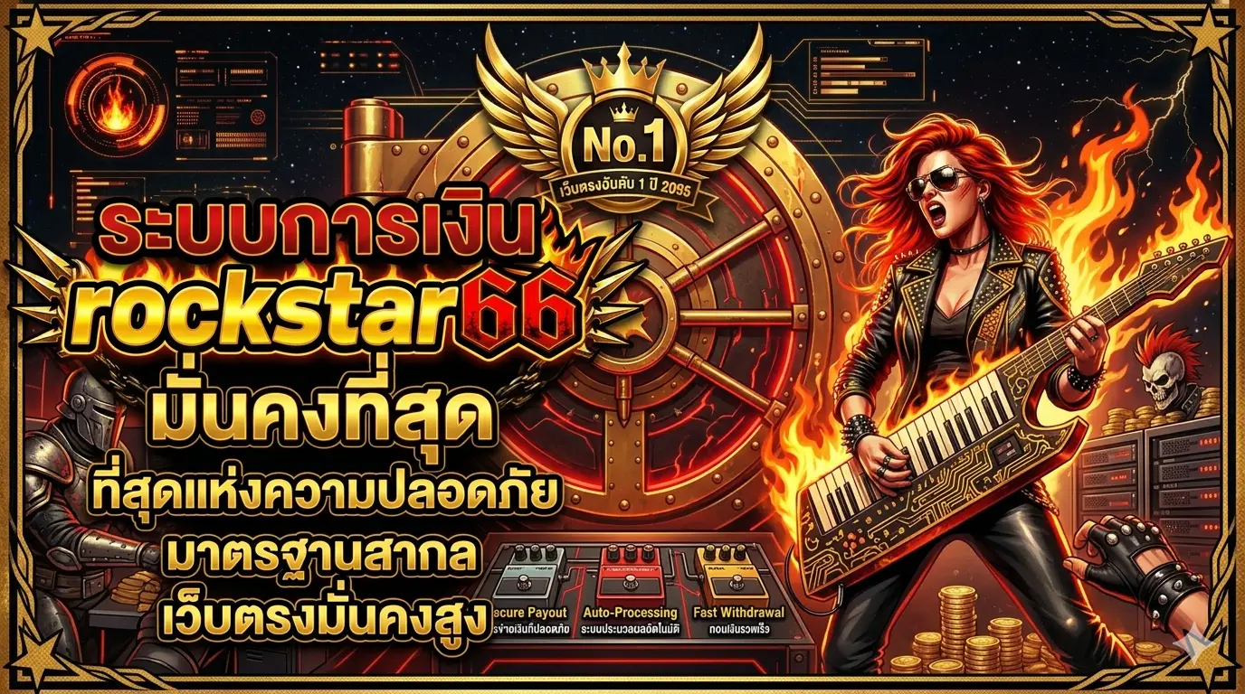 เจาะลึกระบบการเงิน rockstar66 มั่นคงที่สุด ฝากถอนไม่มีขั้นต่ำ 2026