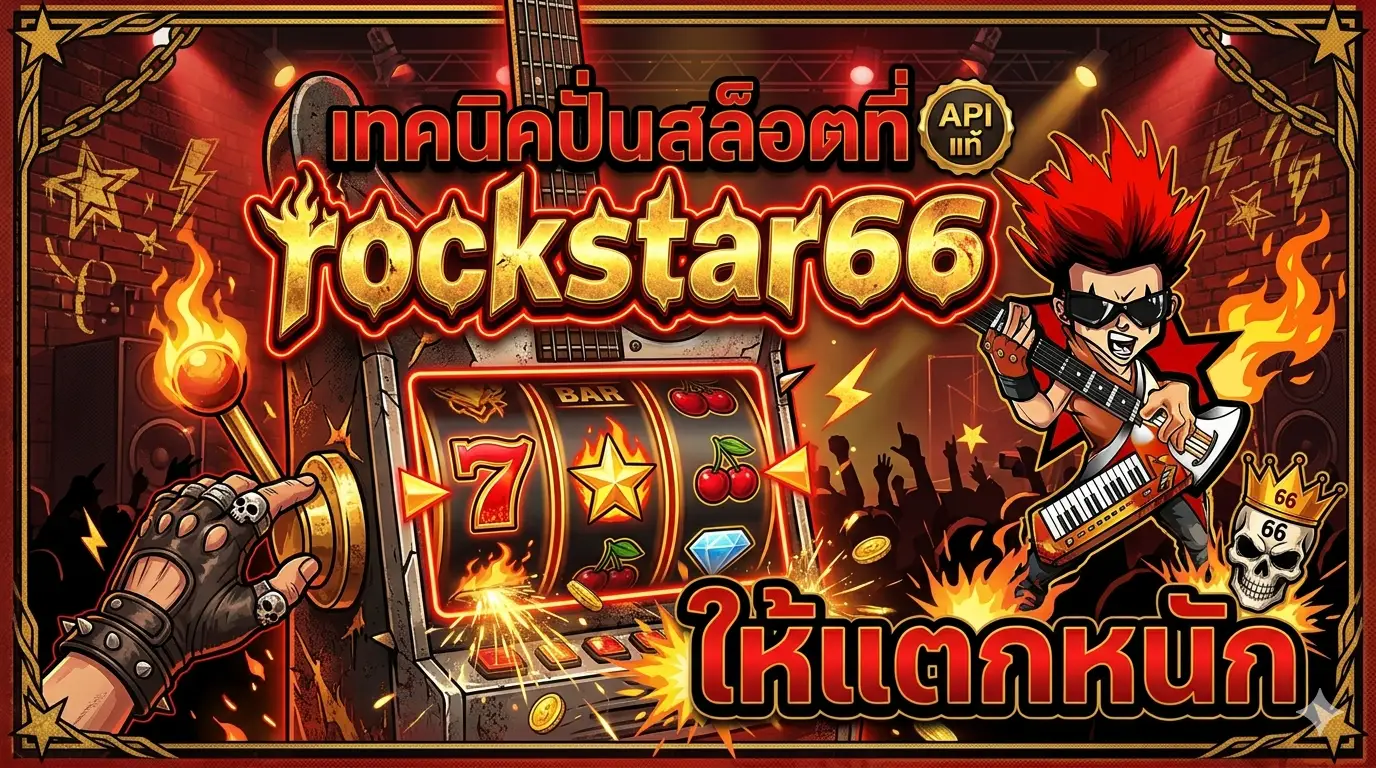 เทคนิคปั่นสล็อตที่ rockstar66 ให้แตกหนัก แจกสูตรลับทำเงินปี 2026